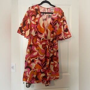 Vibrant Multicolor Women's skort Dress